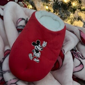 Red Mickey Mouse Slippers